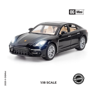 1:18 Porsche Panamera – Jet Black