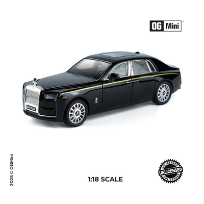 1:18 Rolls‑Royce Sedan – Midnight Black