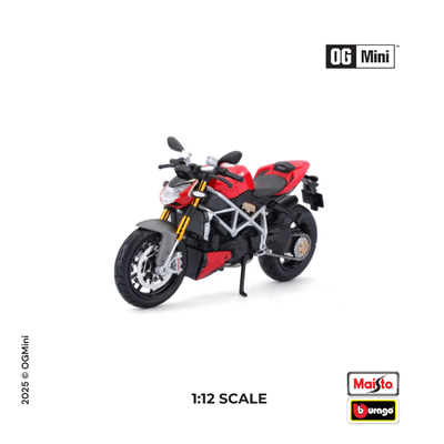 1:12 Ducati Super Naked S - Red | Bburago