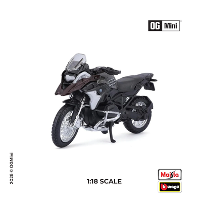 1:18 BMW R 1200 GS 2017 - maroon & Black | Bburago
