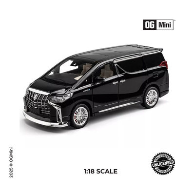 1:18 Toyota Carnival MPV – Deep Black