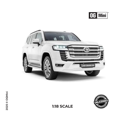 1:18 Toyota Land Cruiser – Alpine White