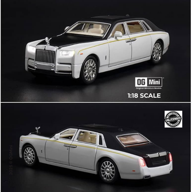 1:18 RR Phantom Majestic Elite Edition – White