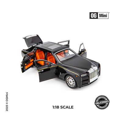 1:18 Rolls‑Royce Sedan – Midnight Black