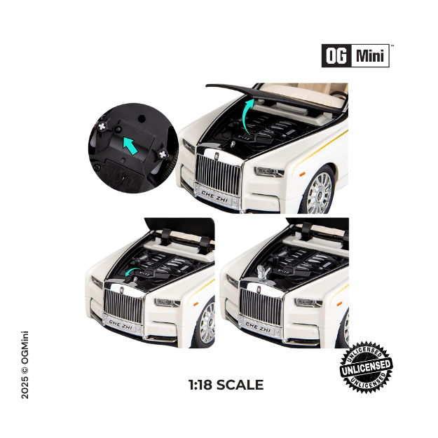 1:18 RR Phantom Majestic Elite Edition – White