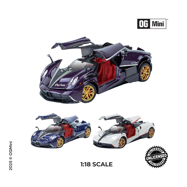 1:18 Pagani HyperCraft Limited Series – White