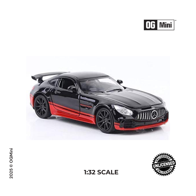 1:32 Mercedes‑AMG GTR – Black & Red Edition