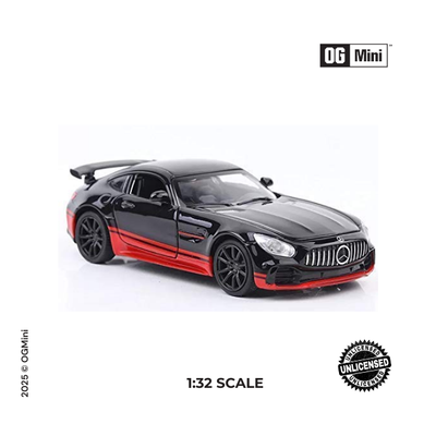 1:32 Mercedes‑AMG GTR – Black & Red Edition