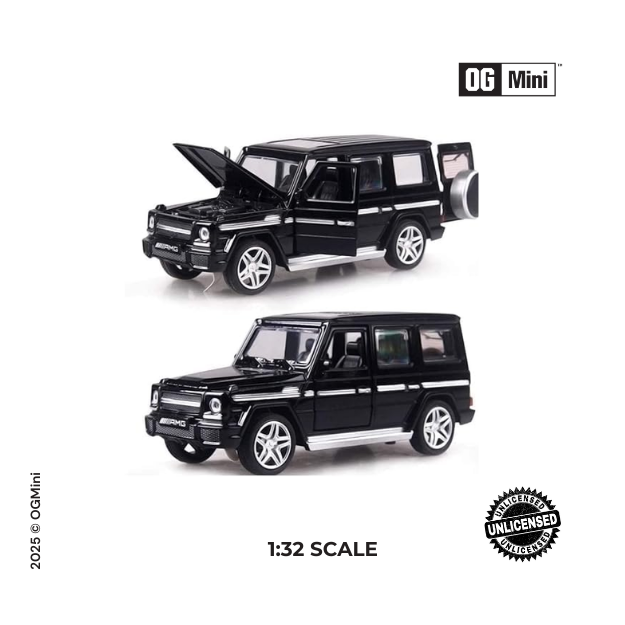 1:32 Mercedes‑Benz G‑Class – Stealth Black (Boxed)