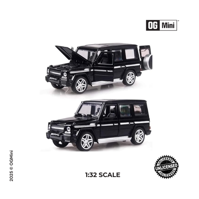 1:32 Mercedes‑Benz G‑Class – Stealth Black (Boxed)