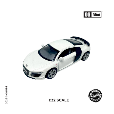 1:32 Audi R8 – Glacier White