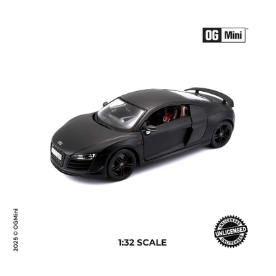1:32 Audi R8 – Shadow Black