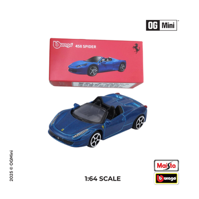 Ferrari 458 Spider | 1:64 | Bburago