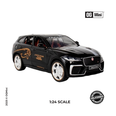 1:24 Jaguar F-PACE SUV – Jet Black Edition