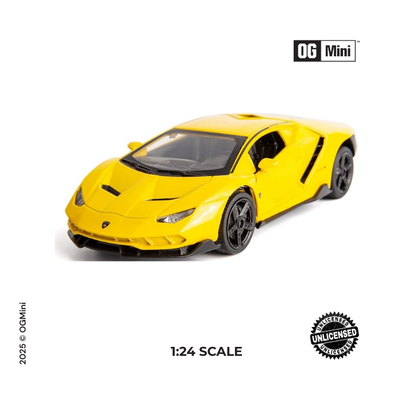 1:24 Lamborghini Centenario – Speed Yellow