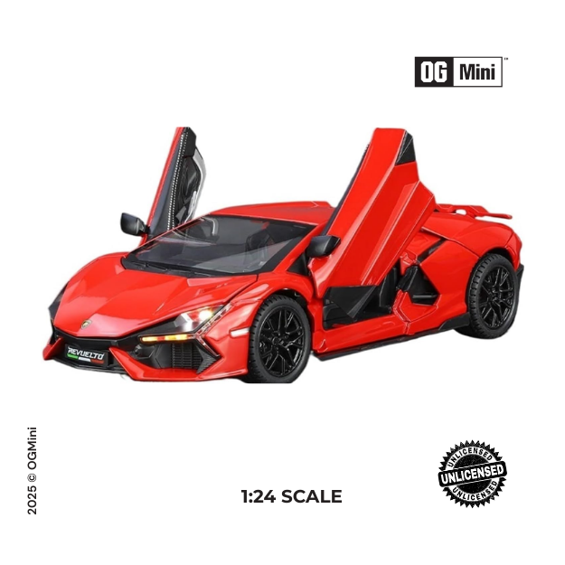 1:24 Lamborghini Revuelto – Lava Red