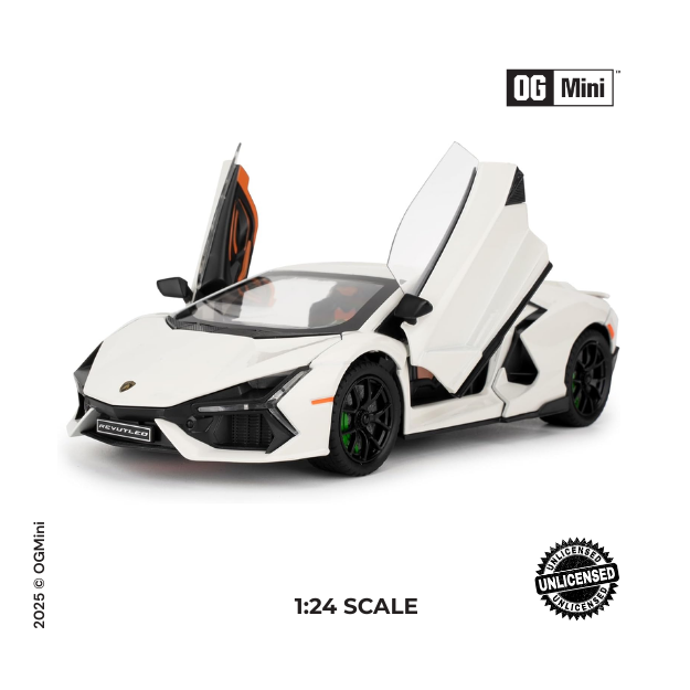 1:24 Lamborghini Revuelto – Pearl White