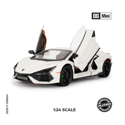 1:24 Lamborghini Revuelto – Pearl White