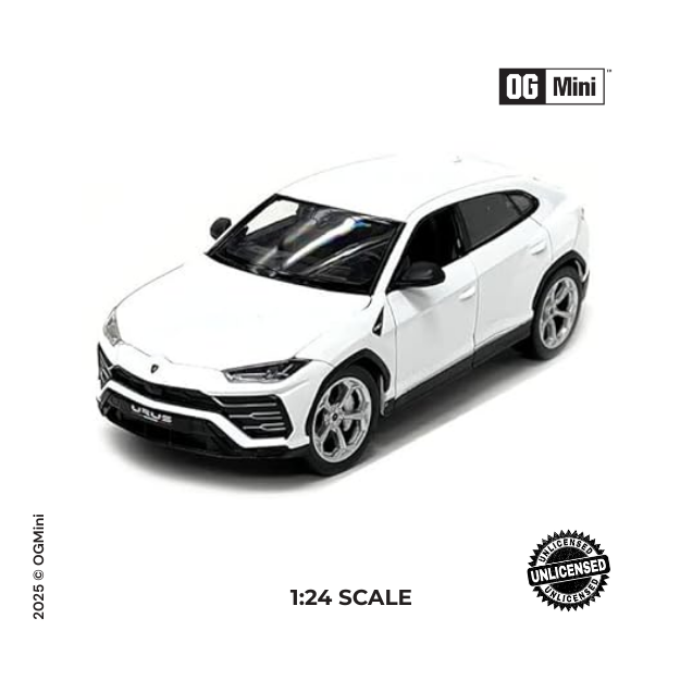 1:24 Lamborghini Urus – Glacier White SUV