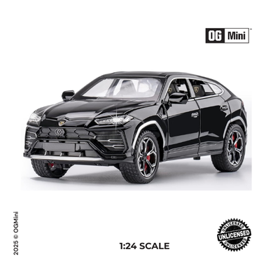 1:24 Lamborghini Urus – Matte Black SUV