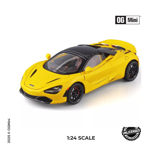1:24 McLaren Super 720S Convertible – Solar Yellow