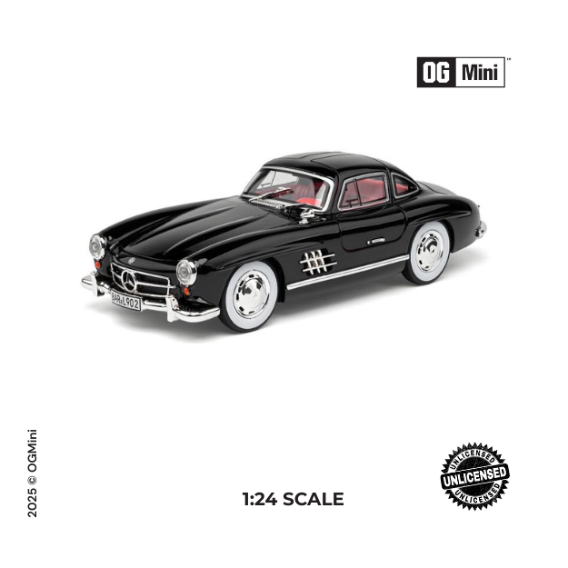 1:24 Mercedes-Benz 300SL – Classic Black