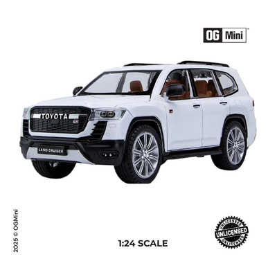 1:24 Toyota Highlander – Sleek White SUV