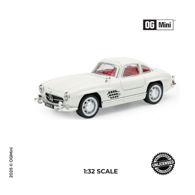 1:32 Mercedes‑Benz 300SL – Vintage White