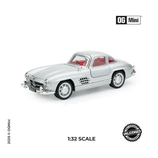 1:32 Mercedes‑Benz 300SL – Classic Silver