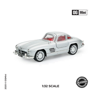 1:32 Mercedes‑Benz 300SL – Classic Silver