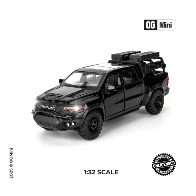 1:32 Dodge Ram Pickup – Jet Black