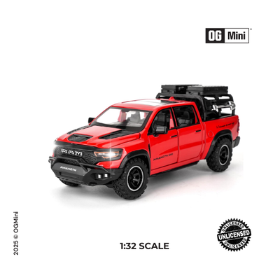 1:32 Dodge Ram Pickup – Blaze Red