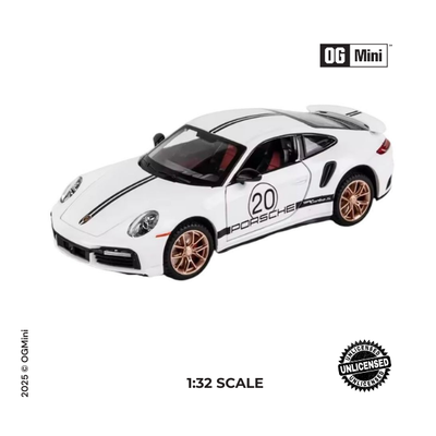 1:32 Porsche 911 Turbo – Snow White