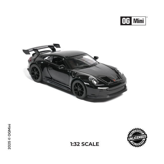 1:32 Porsche 911 – Jet Black