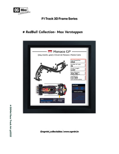 F1 Track 3D Frame Series - RedBull Collection