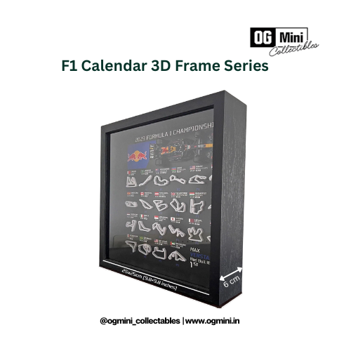 F1 Calendar 3D Frame Series