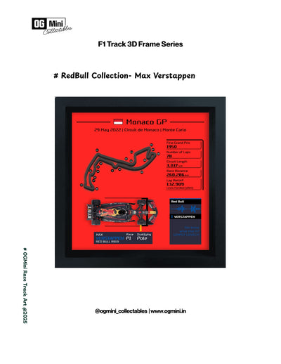 F1 Track 3D Frame Series - RedBull Collection