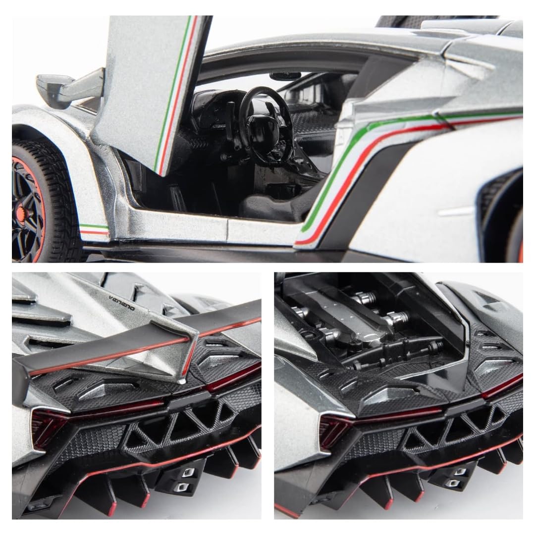 1:24 Lamborghini Spray Street Stealth Series – Silver