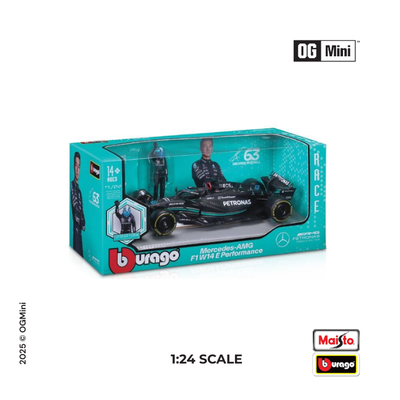 AMG F1 W14 E 63 George Russell with Charecter| 1:24 | Burago