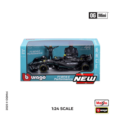 AMG F1 W14 E Lewis Hamilton 44 with Charecter| 1:24 | Burago