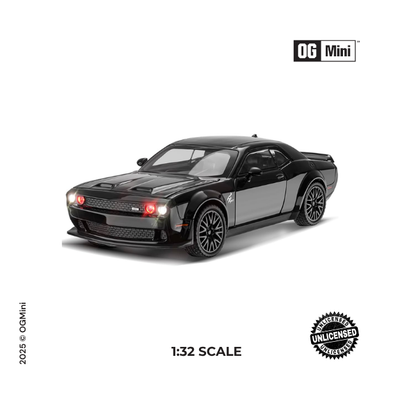 1:32 Dodge Hellcat – Muscle Thunderbolt Series (Black)