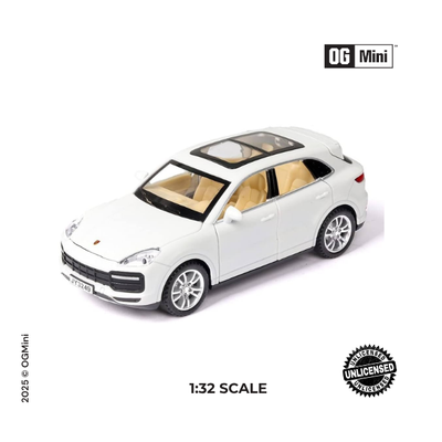1:32 Porsche Cayenne – Glacier Trailblazer Urban SUV (White)