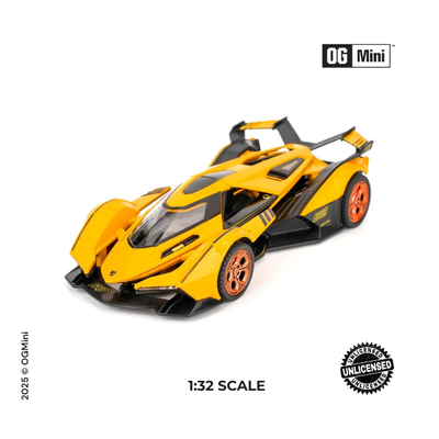 1:32 Lamborghini V12 – Yellow Comet Hyperdrive Edition (Yellow)