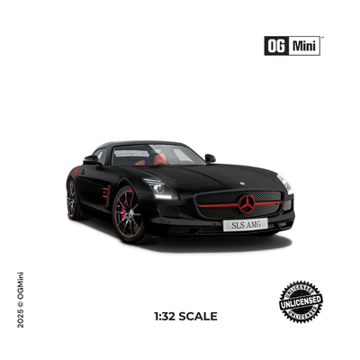1:32 Mercedes SLS AMG – Night Rider Gullwing Edition (Black)