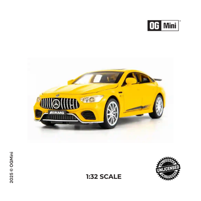 1:32 Mercedes AMG GT63S – Solar Shockwave Edition (Yellow)