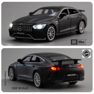 1:32 Mercedes AMG GT63S – Obsidian Roar Turbo Edition (Black)