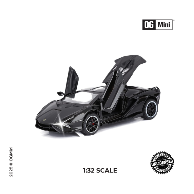 1:32 Lamborghini SIAN – Veneno Shadow Edition (Black)