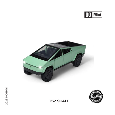 1:32 Tesla Cybertruck – Eco Volt Adventure Series (Green)