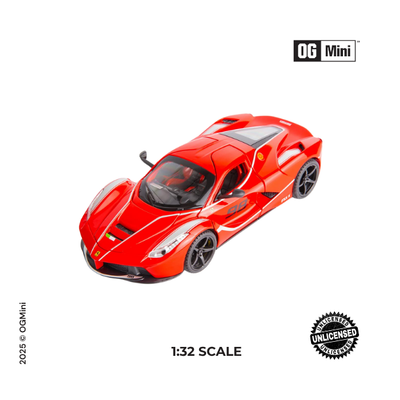 1:32 Ferrari FXXK – Rosso Fury Speedster Series (Red)