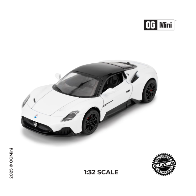1:32 Maserati MC20 – Ghost White Super Sport Edition (White)